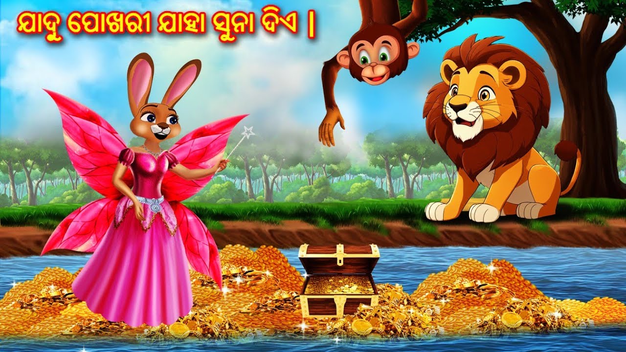 ଯାଦୁ ପୋଖରୀ ଯାହା ସୁନା ଦିଏ | | Odia Stories | Stories in Odia | odia Gapa | odia Kahani | gapa odia