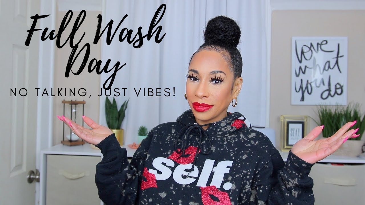 VIBE WITH ME! Natural hair Wash Day And Style, Type 4 Hair Wash Day, Curly Hair Wash Day Routines