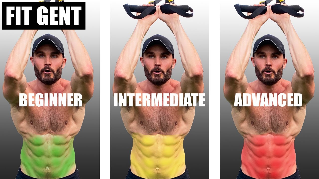 3 TRX AB WORKOUTS - BEGINNER, INTERMEDIATE, ADVANCED