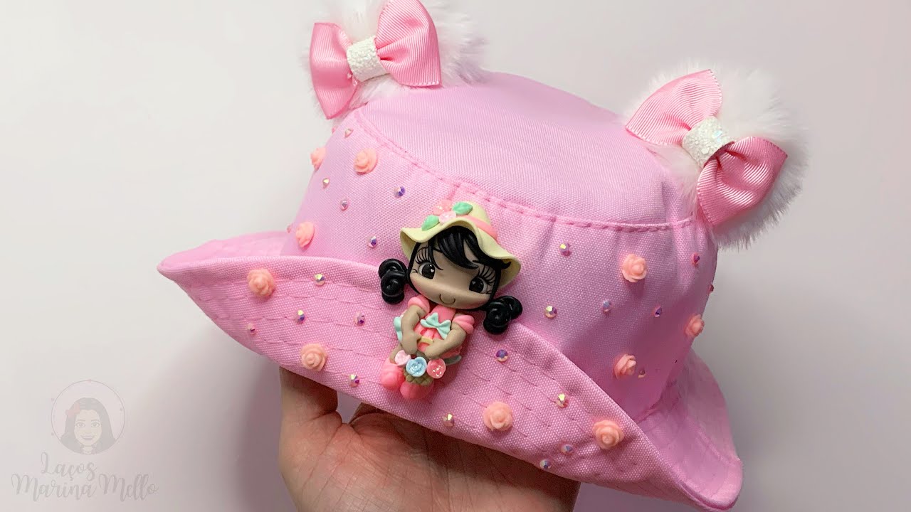 CHAPÉU BUCKET INFANTIL PERSONALIZADO/Tendência do Momento/Dicas e Muito Mais🎀@lacosmarinamello