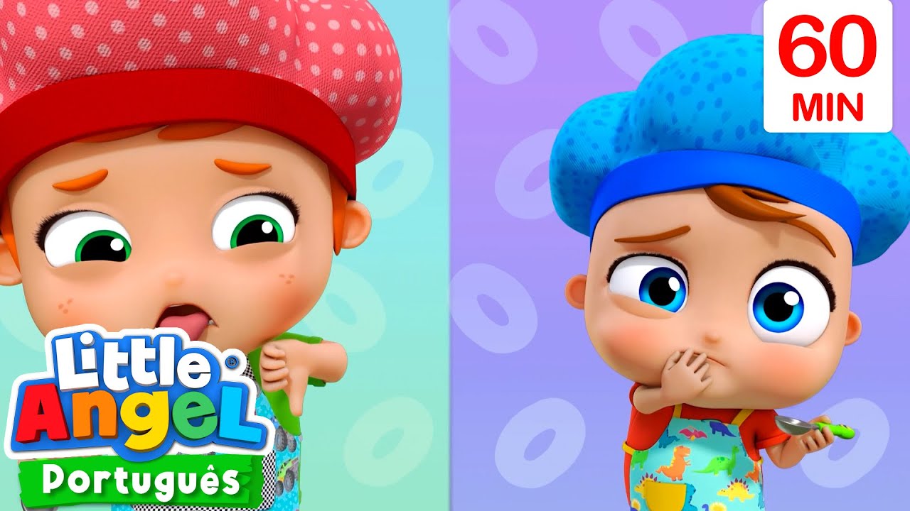 Você Gosta de Ketchup, Joãozinho? | Little Angel | Moonbug Kids | Músicas Infantis em Português