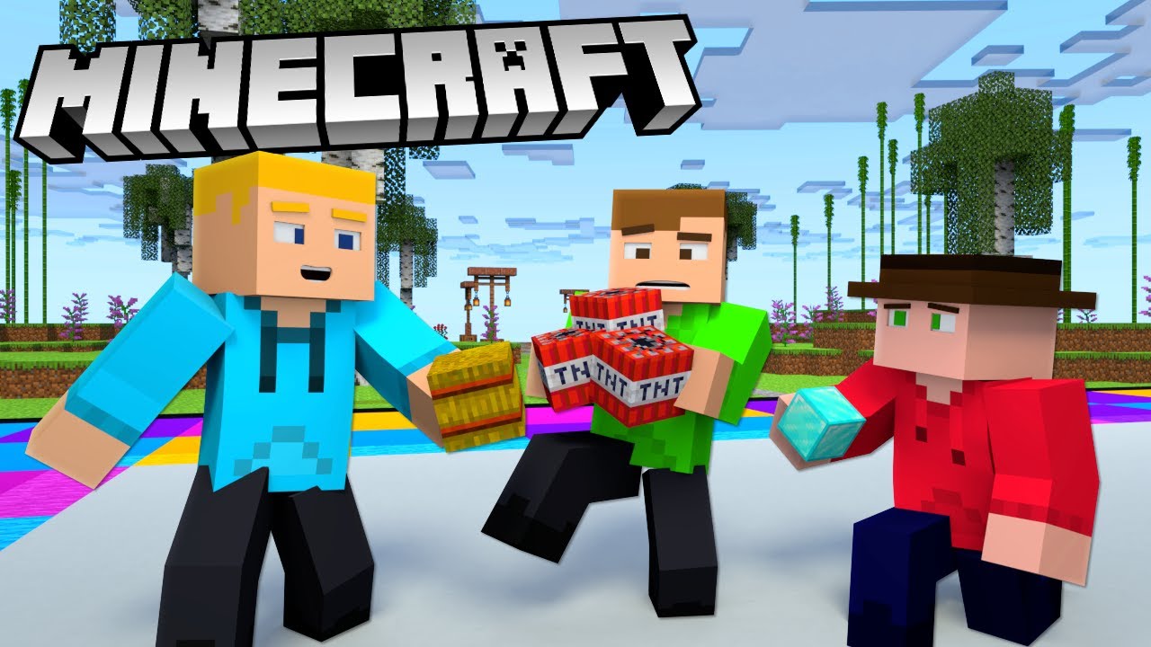 KAMRATERNA HAR EN BYGGTÄVLING I MINECRAFT CREATIVE