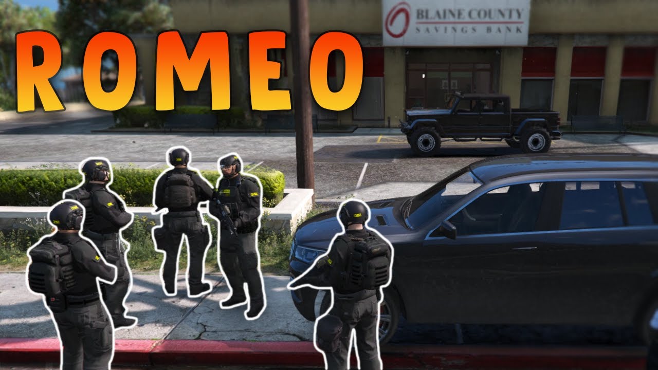 👮 ROMEO på patrulje - bankrøveri - ransagning af marker | DanishRP | DanskRP