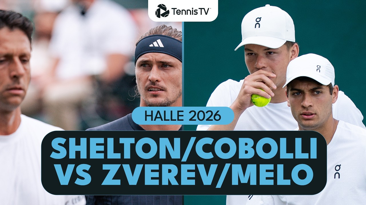 Shelton & Cobolli Take On Zverev & Melo | Halle 2026 Highlights
