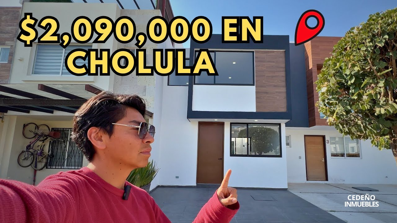 ¡LA ÚLTIMA CASA DE $2 MILLONES EN CHOLULA, PUEBLA! habitación en planta baja