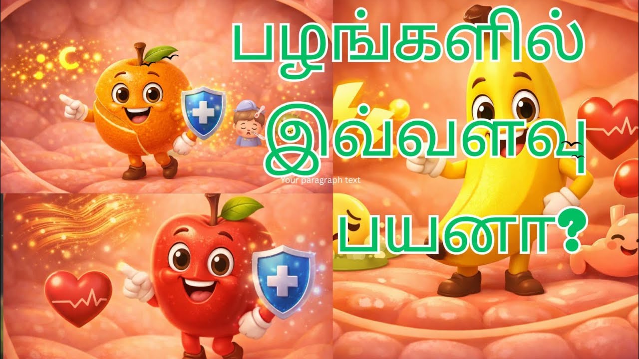 பழங்களின் நன்மைகள் @GuruVedhakids