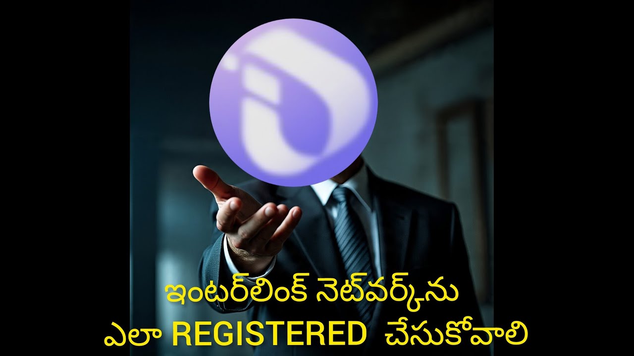 How to register interlink network#(telugu)#
