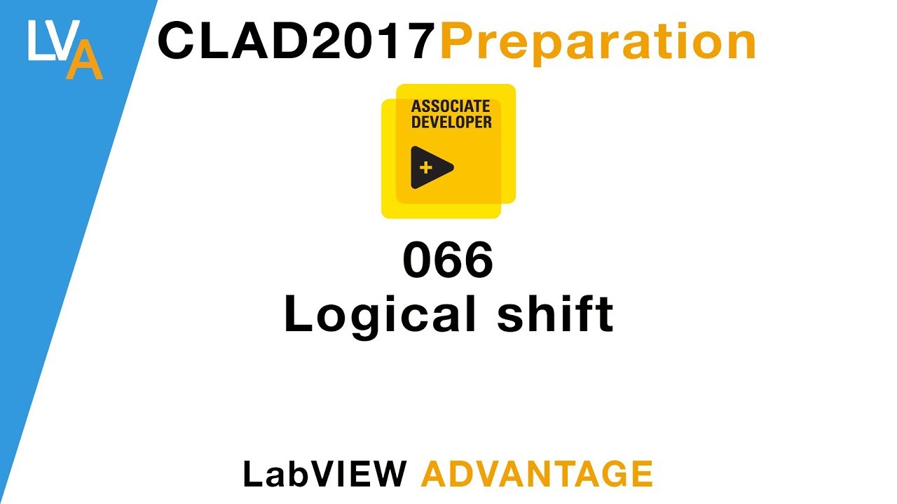 LabVIEW CLAD 066 Logical Shift