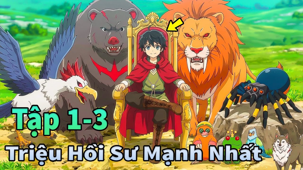 ANIME THÁNG 1 | Triệu Hồi Sư Mạnh Nhất Chuyển Sinh Tập 1-3 | Mèo Gầy Review