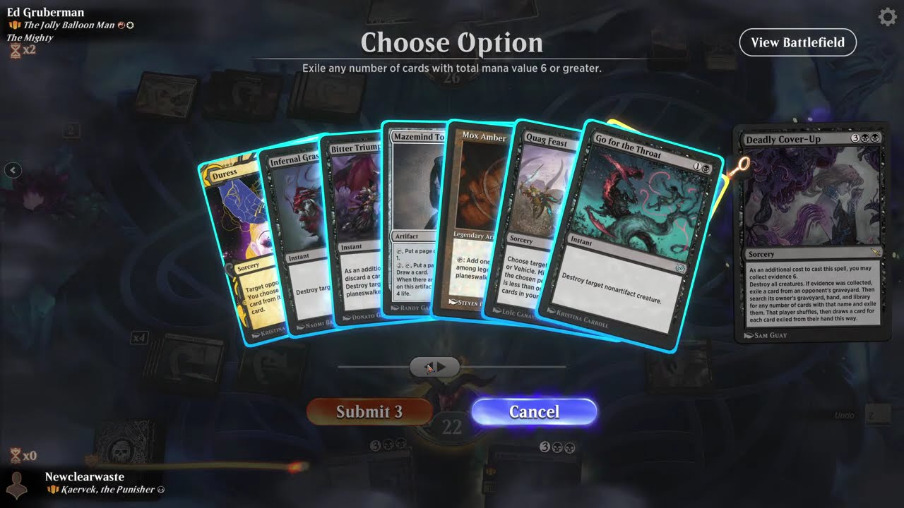 Mono Black Kaervek Testing | Brawl | MTG Arena