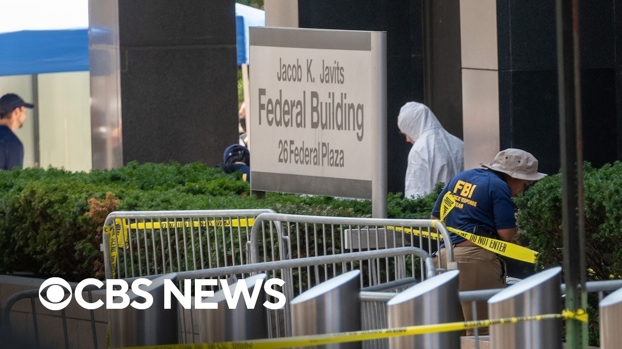 Officials give update on explosion outside New York federal building | full video