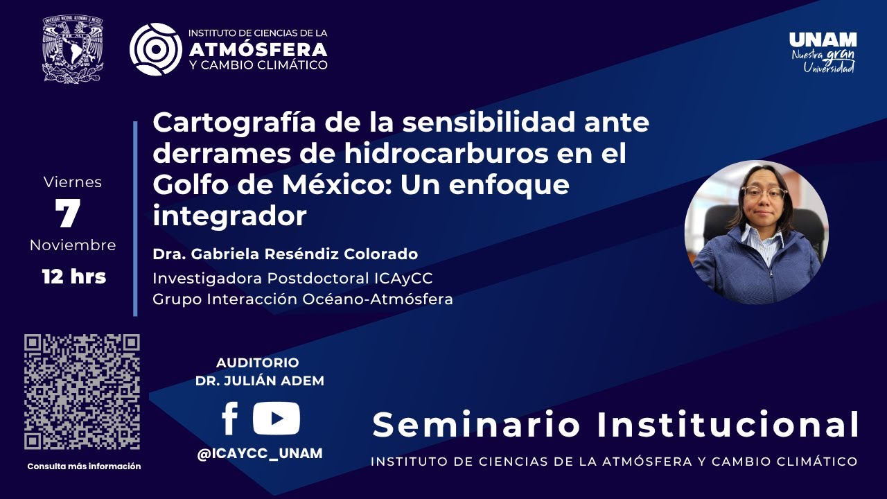 Cartografía de la sensibilidad ante derrames de hidrocarburos en el Golfo de México