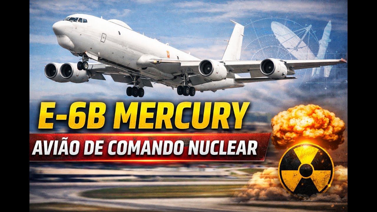 E-6B Mercury: Veja o avião de comando nuclear dos EUA