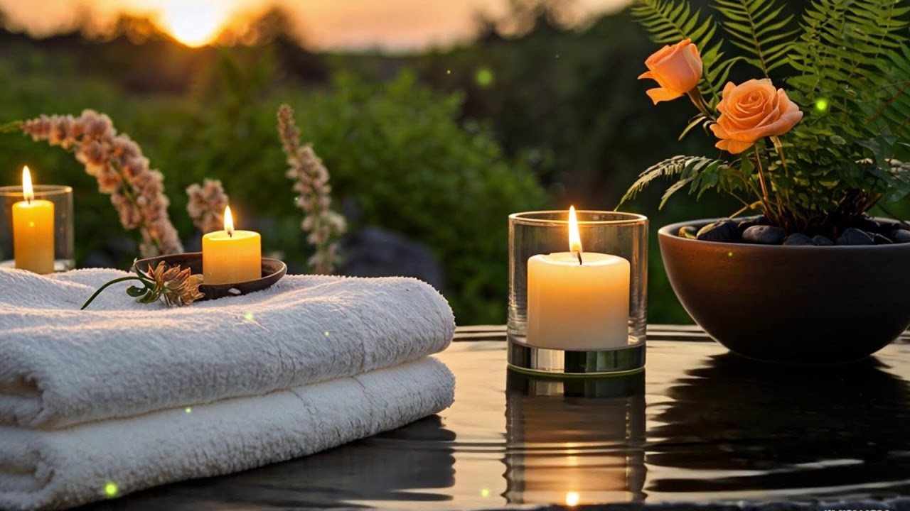 Relaxing Spa Music 🌹 Calm Your Mind Instantly, Release Stress, Insomnia Healing Piano Instrument 6