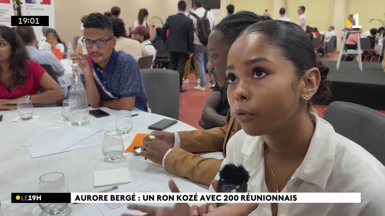 La ministre Aurore Bergé a participé à un “Ron Kozé” avec 200 Réunionnaises et Réunionnais