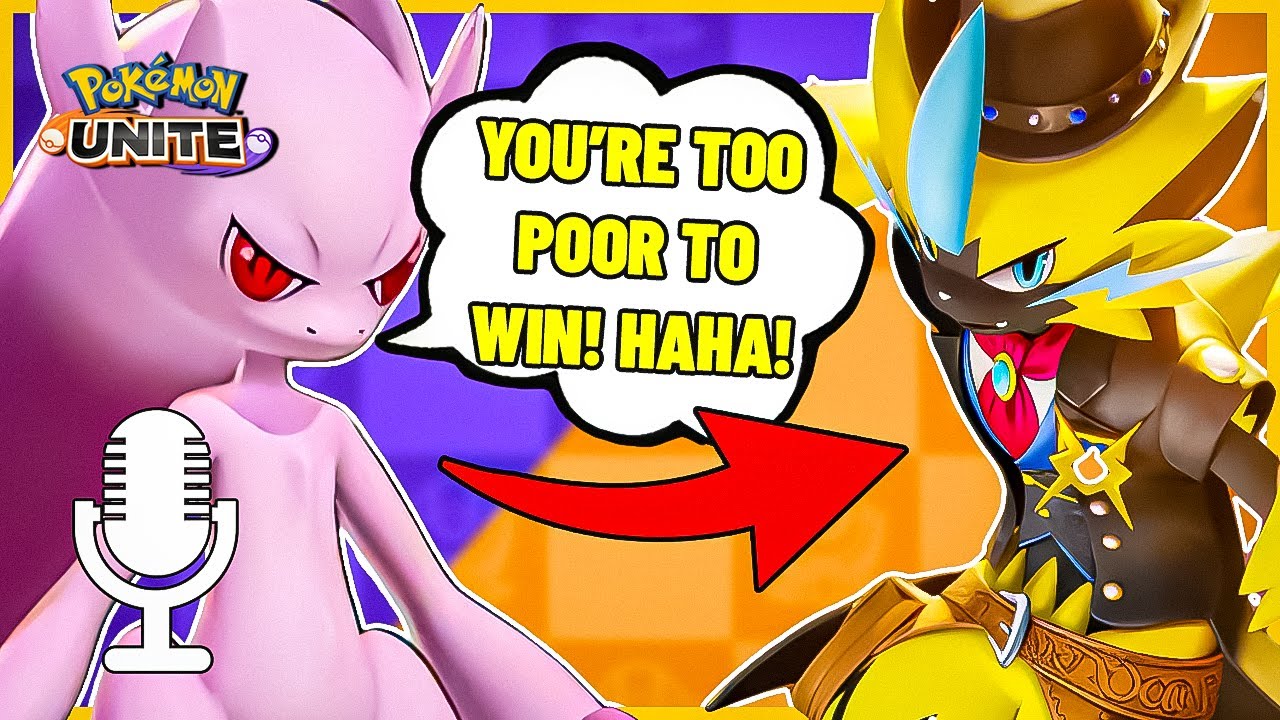 Игрок в «Pay To Win Mewtwo» произносит тихую часть вслух в микрофон | Pokemon Unite