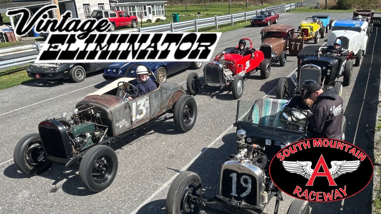Vintage Eliminator Races at South Mountain Raceway PA - April 13 2025