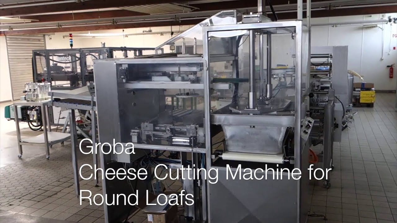 Groba and Multivac Cutting Line For Round Cheese