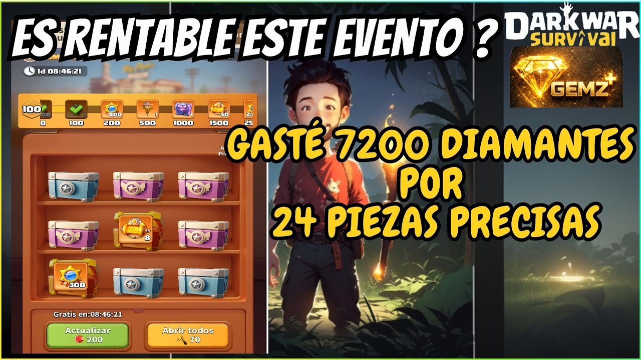 NO VOLVERÉ A GASTAR DIAMANTES AQUÍ !! - Dark War Survival