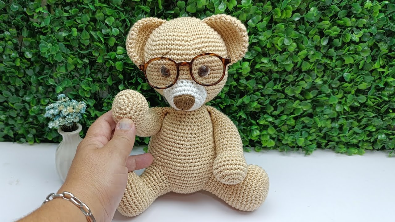 ursinho em amigurumi 3°parte montagem do ursinho