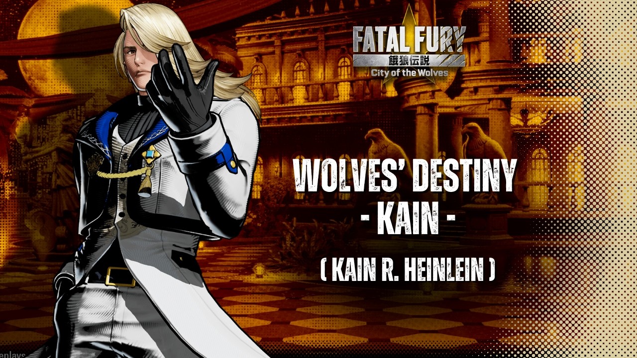 FATAL FURY: CotW BGM 🎧 WOLVES&rsquo; DESTINY - KAIN -  - Kain R. Heinlein's Theme