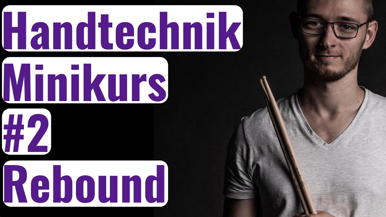 Den Rebound nutzen - Handtechnik Minikurs 2/5 | Schlagzeug Tutorials mit Dennis Berg | 2021