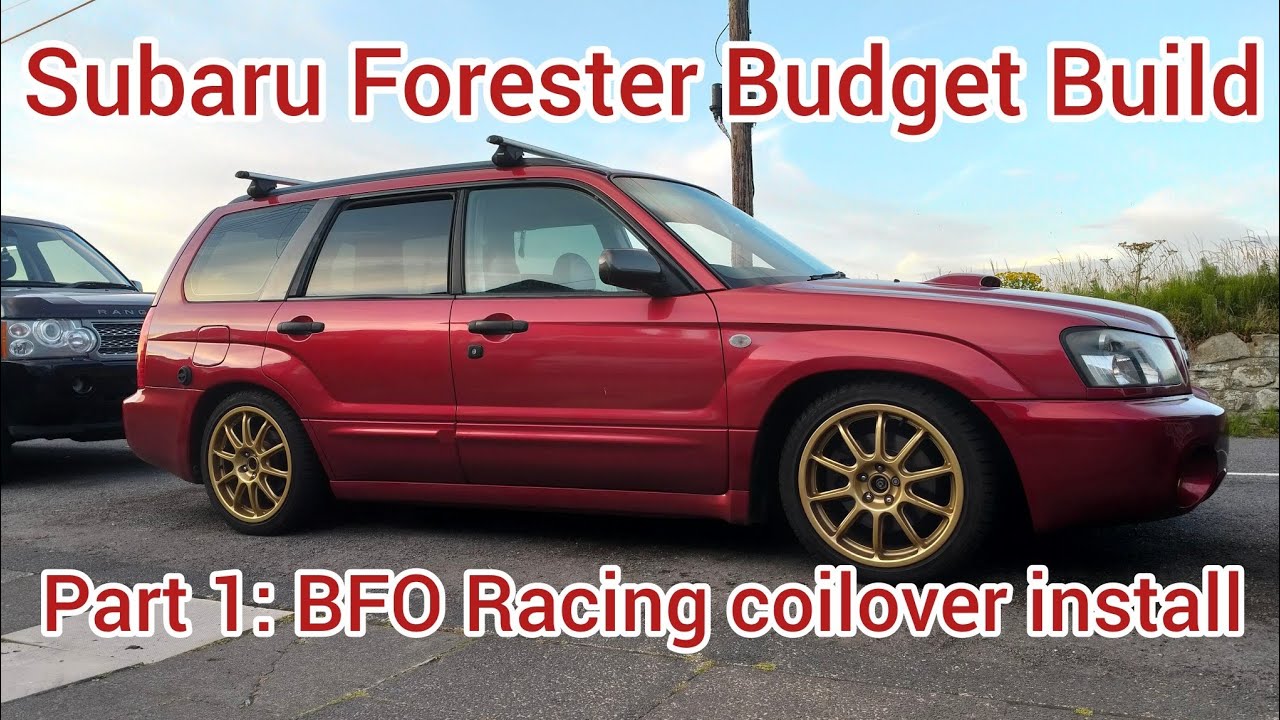 Subaru Forester budget build part 1: BFO Racing coilover install