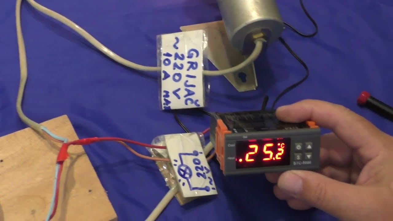 STC 1000 Povezivanje termostata | How to wire thermostat STC 1000 | Kako spojiti na napon