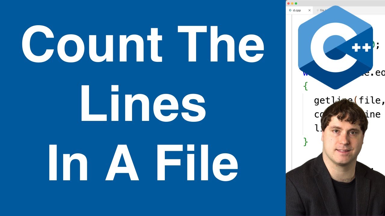 Count The Lines In A File | C++ Example