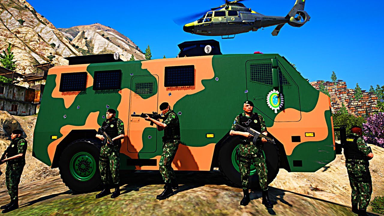 EXÉRCITO BRASILEIRO | OPERAÇÃO FAVELA DO ALEMÃO | GTA V PE | GTA 5 POLICIAL (LSPDFR)