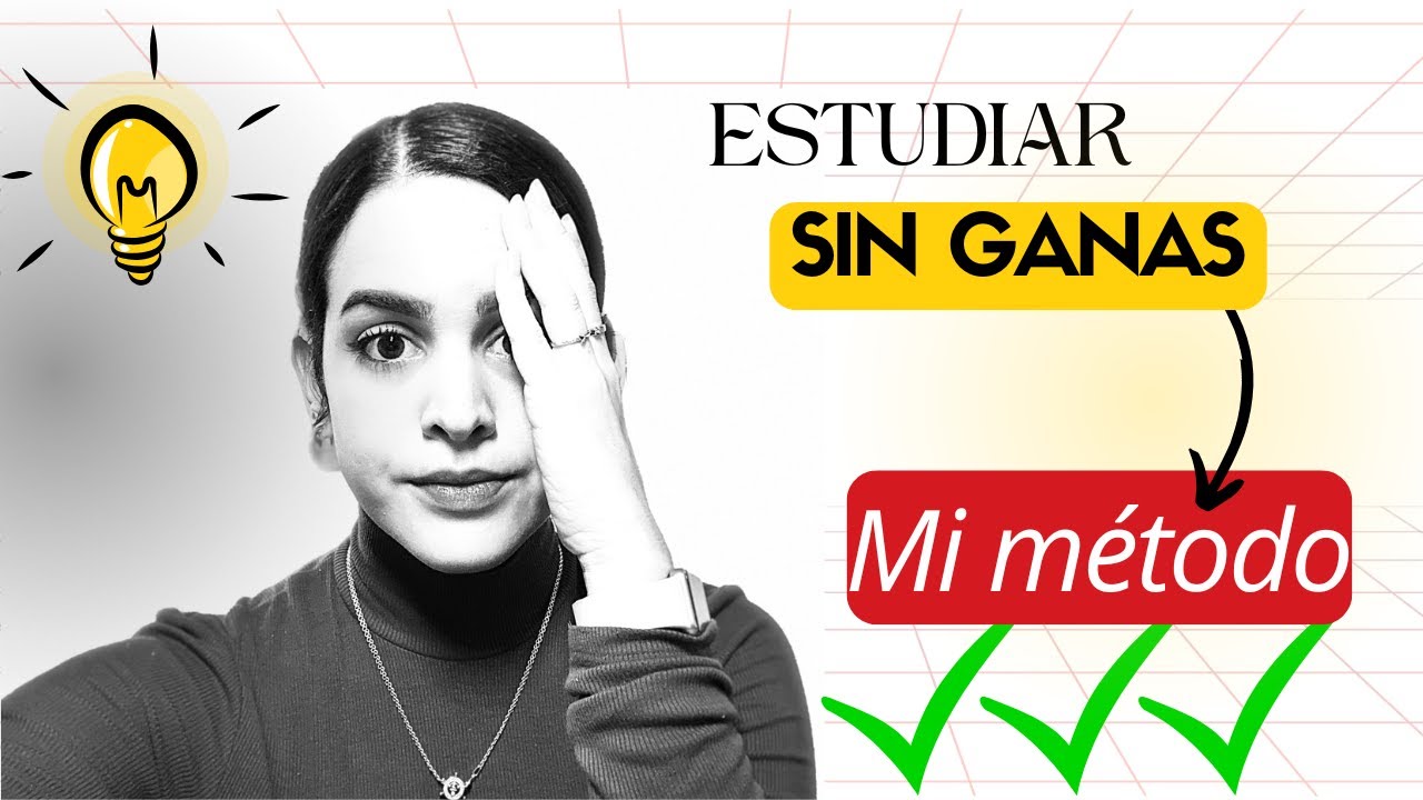¿Cómo estudiar cuando NO tienes ganas? (Método para días difíciles)