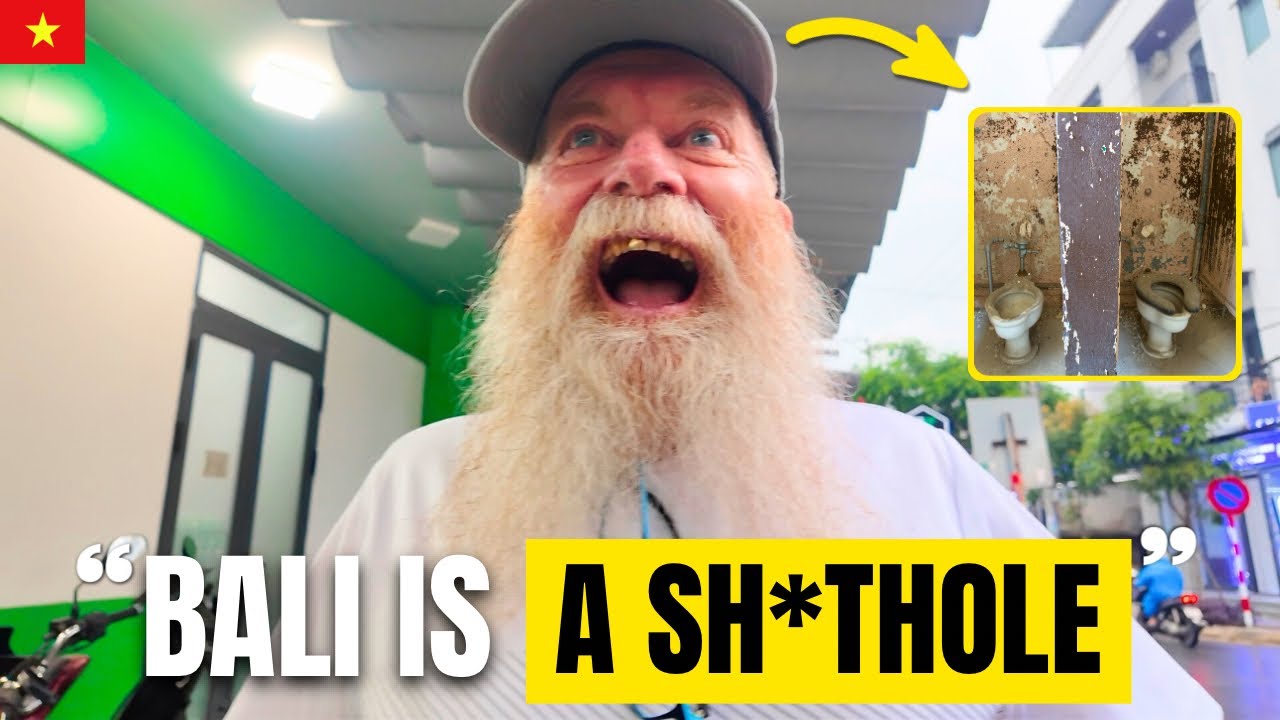 Retiree in Da Nang LOSES IT and SPITS on Bali, Indonesia 🇮🇩