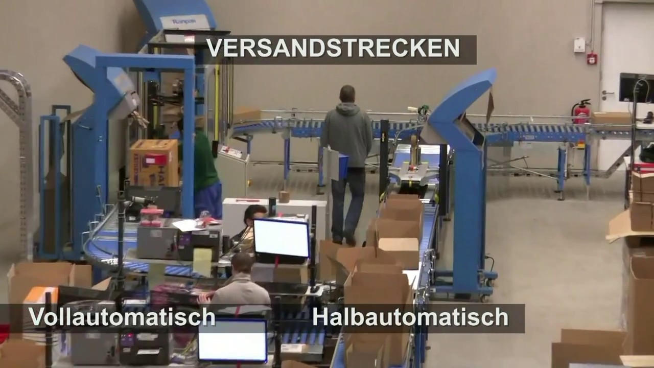 Packstraßen bzw. Verpackungsstraßen mit Rollenbahnen | Grasshoff Verpackungssysteme