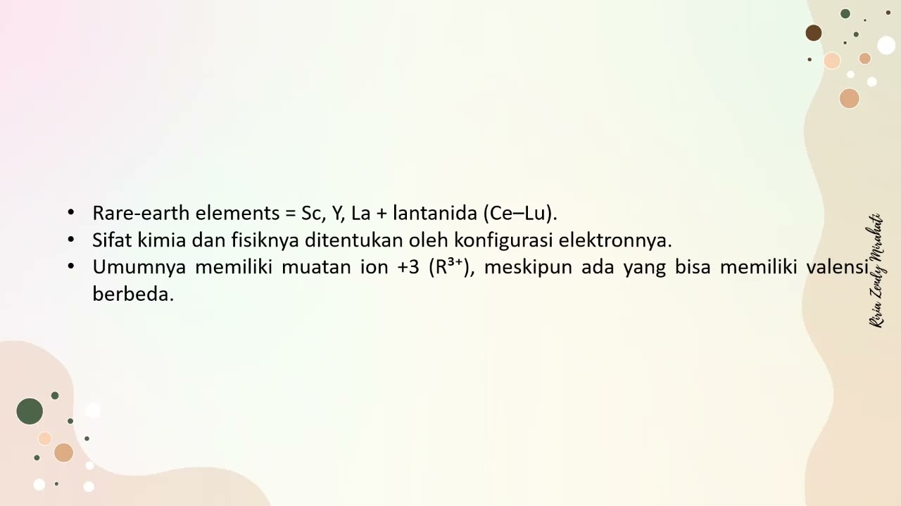 Rare earth elements