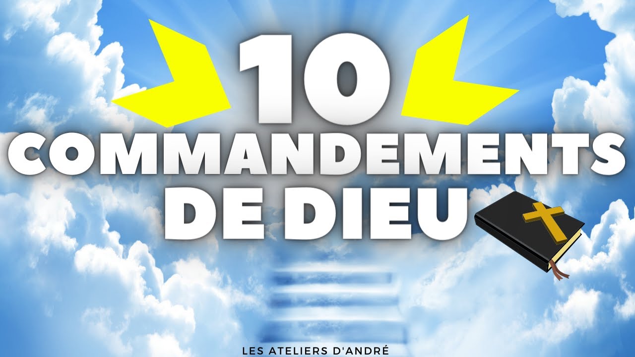 Les 10 COMMANDEMENTS DE DIEU (Exode 20-1-17) A connaitre par coeur // FR // HD