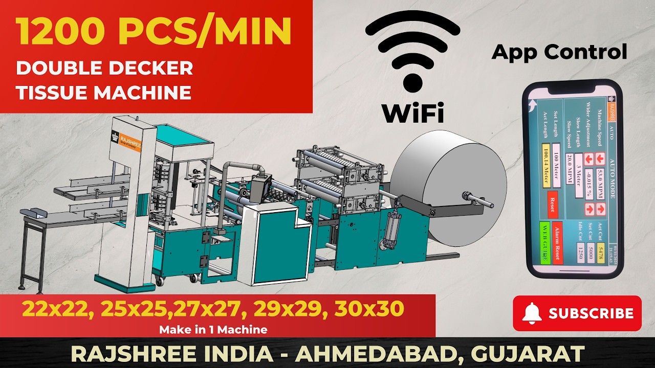 ALL SIZE DOUBLE DEKAR MACHINE WITH WI-FI CONNECTION - Hindi