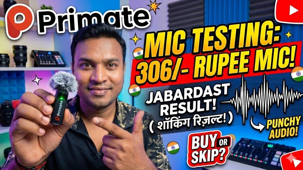 Cheapest Mic for Reels & YouTube 🎤 Honest Sound Test
