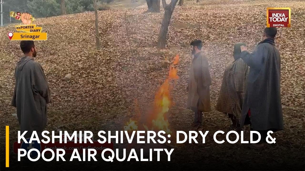 Kashmir Gripped by Intense Dry Cold Wave; Srinagar AQI Touches Hazardous 300 | India Today