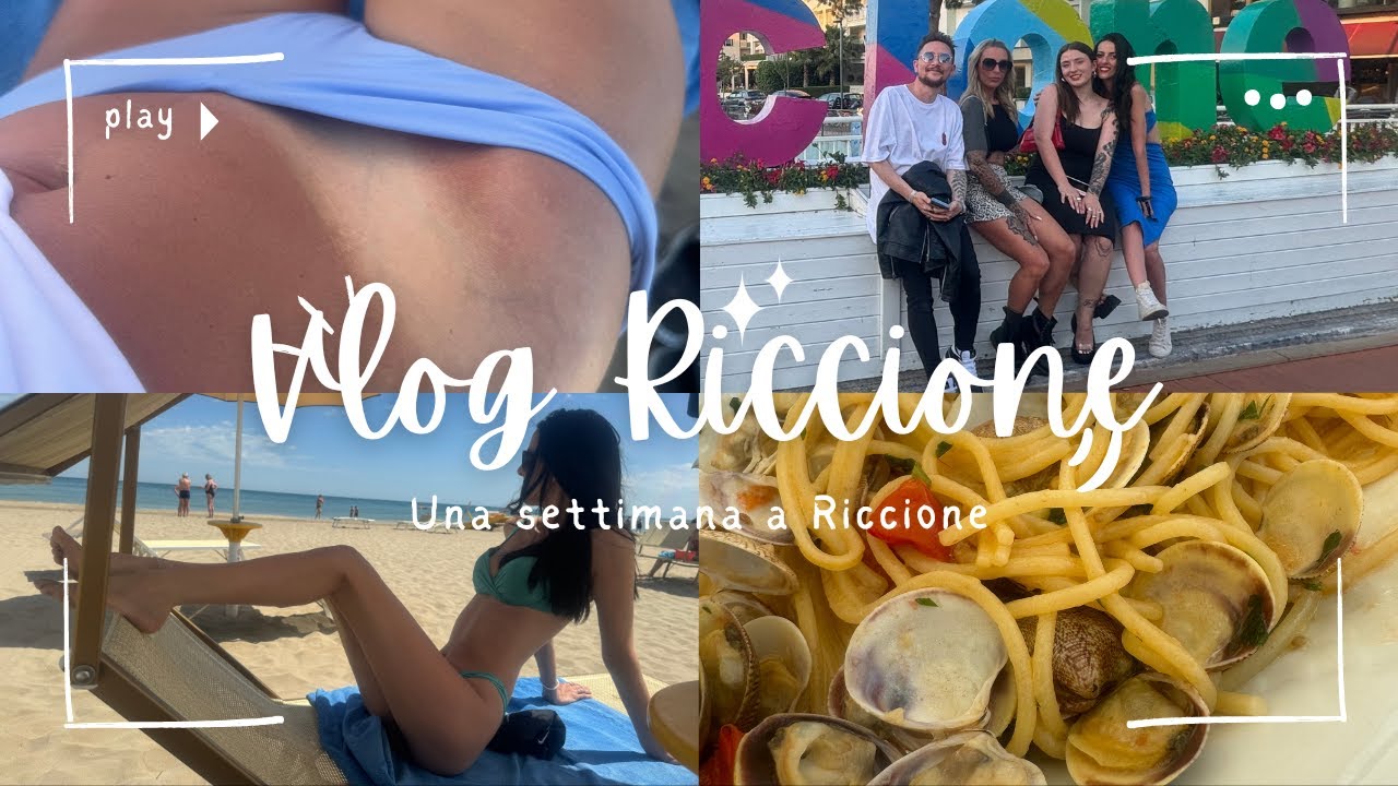 VLOG RICCIONE | una settimana a Riccione con Laura, Daniele e 24 ore con Ale
