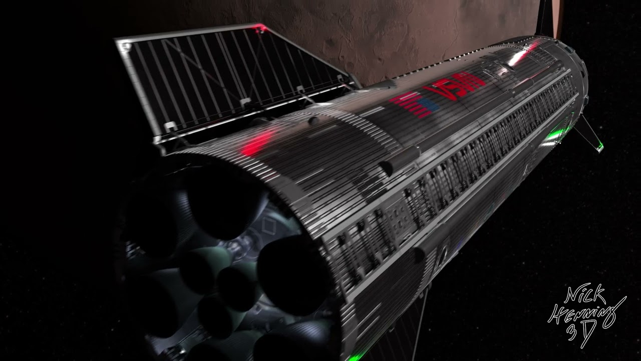 Starship Un-Crewed Mars Landing Test