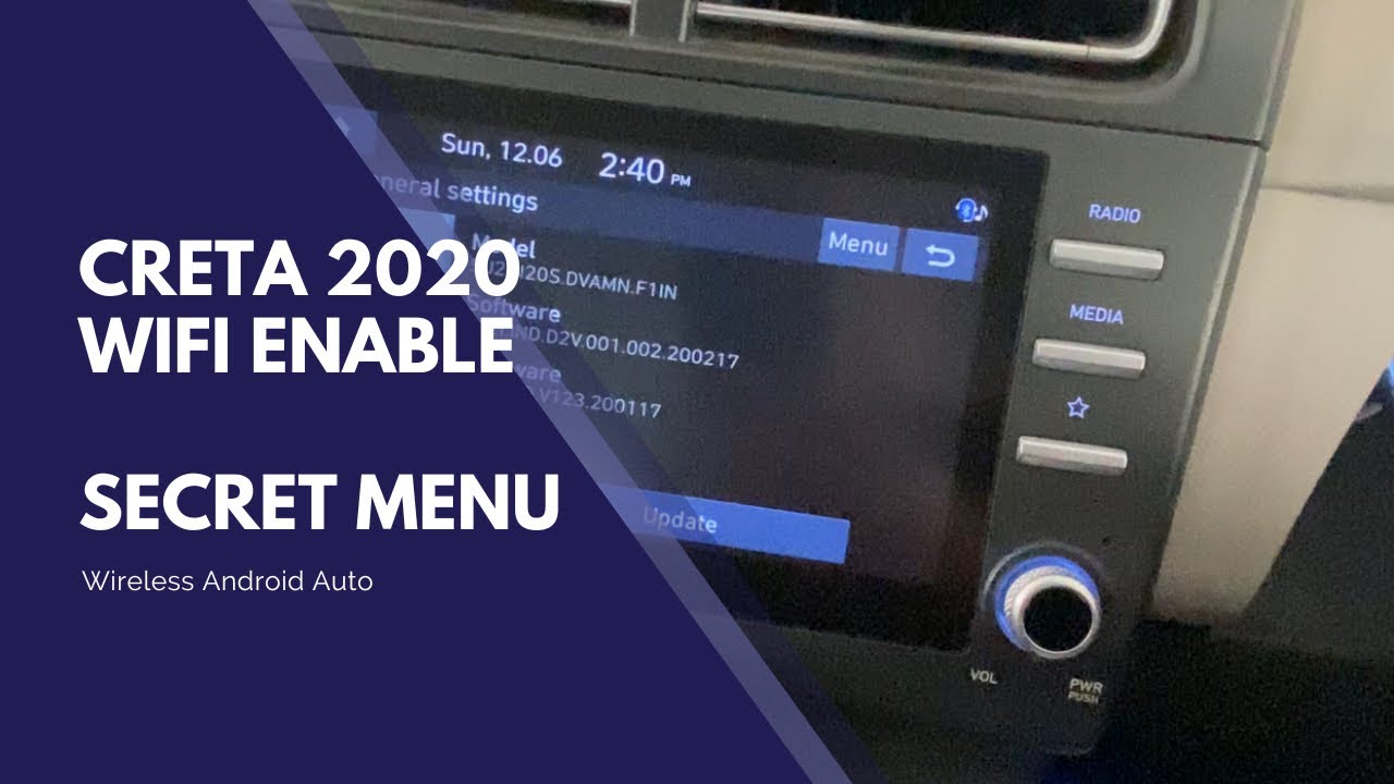 Wifi in Creta 2020 | Wireless Android Auto