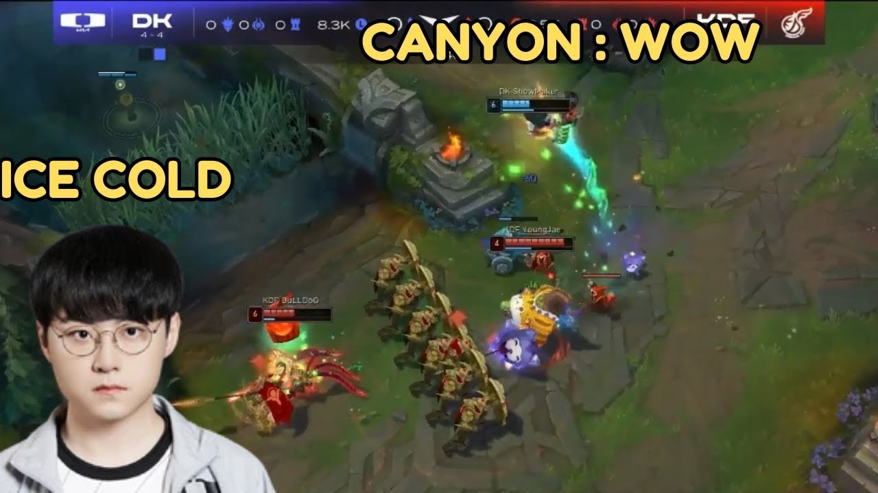 Showmaker Shocked Canyon With His 1v2 Outplay #lck  #lol