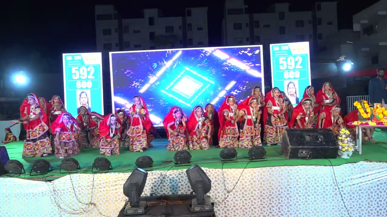 Peddi reddy song dance performance by girls