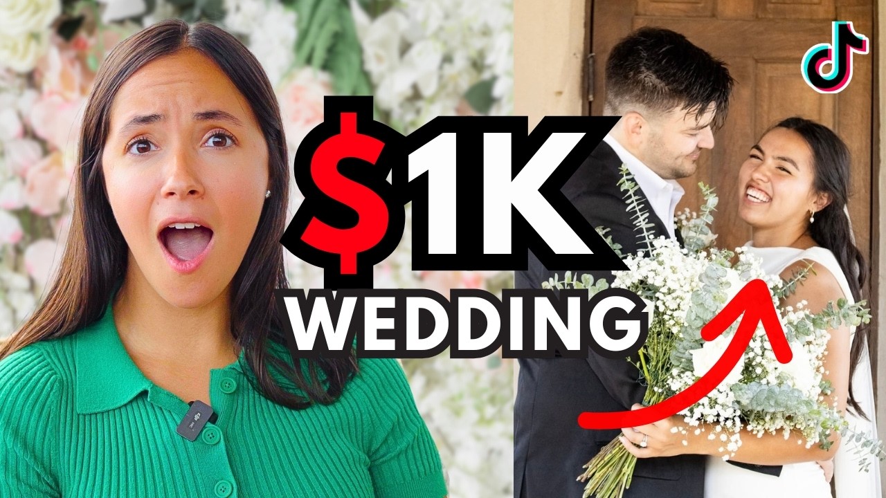 She Spent $1,000 on Her ENTIRE Wedding?! (Here’s How...)