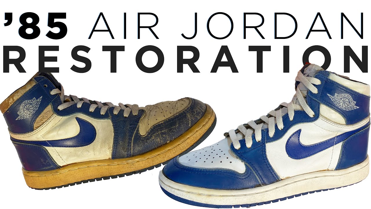 Реставрация одних из самых редких кроссовок всех времен: Air Jordan Kentucky OG 1985 года