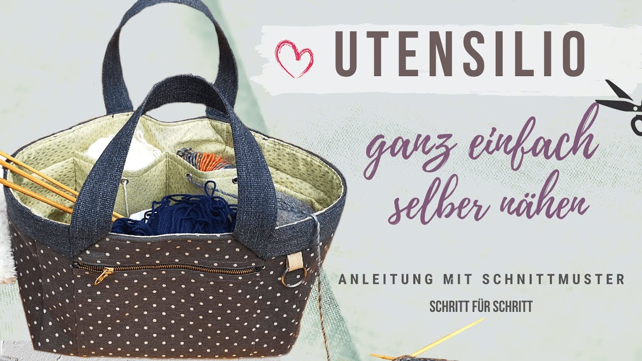 Utensilio selber nähen – Schritt für Schritt Anleitung mit Schnittmuster