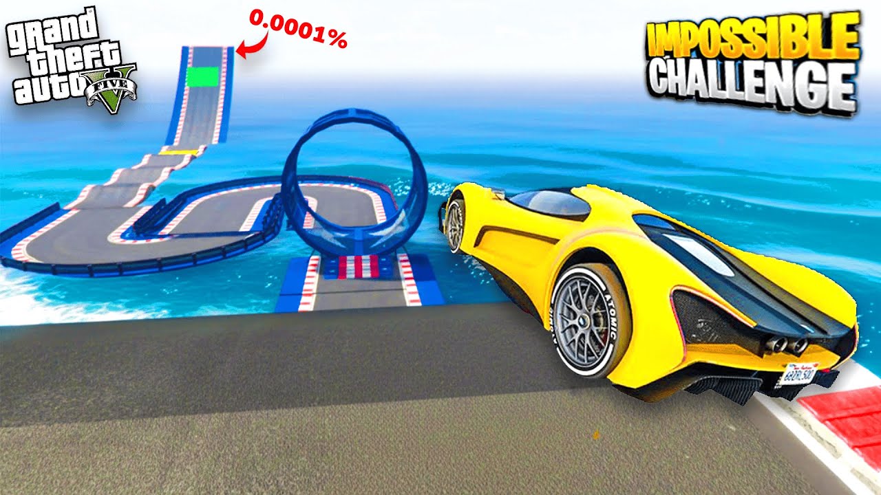 CARS vs ULTIMATE MEGA RAMP Gta 5