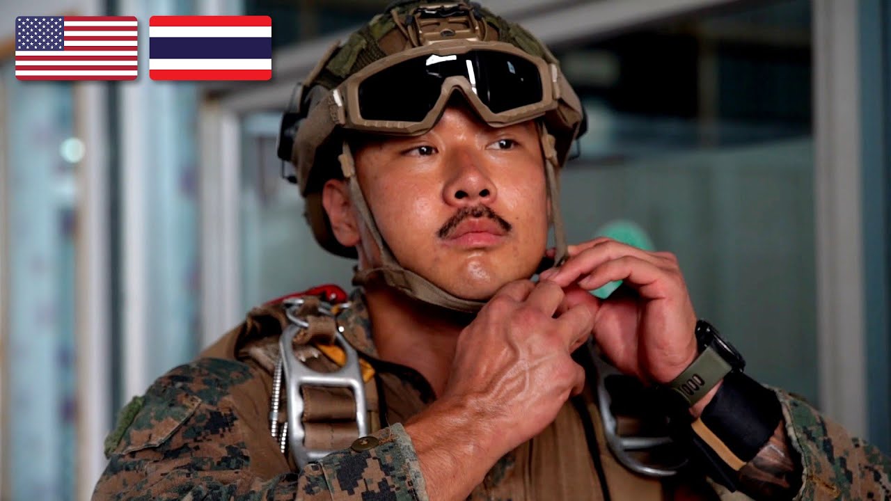 U.S. Recon Marines & Royal Thai Recon Marines | HALO Jump, Airfield Seizure | Cobra Gold (2024)