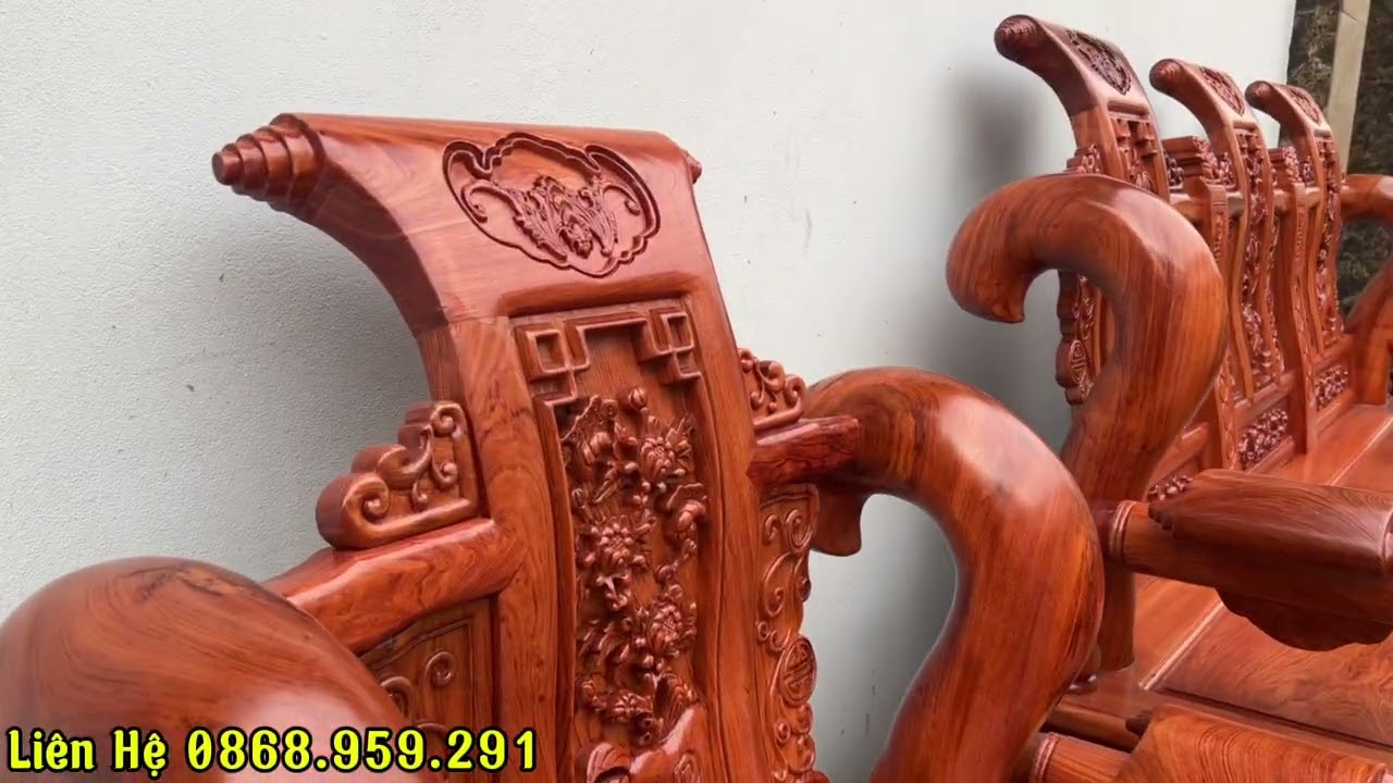 Chia Sẻ Phân Khúc Tần Thuỷ Hoàng cột 12 Chân 14 Gỗ Hương Đá Hàng Vách Tấm Đục Tay 