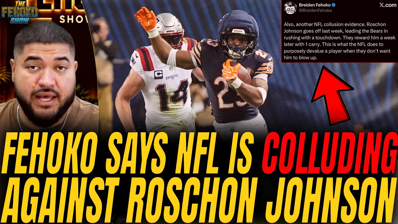Breiden Fehoko Says NFL Is COLLUDING Against Roschon Johnson After He Gets 1 RUSH vs. Patriots!